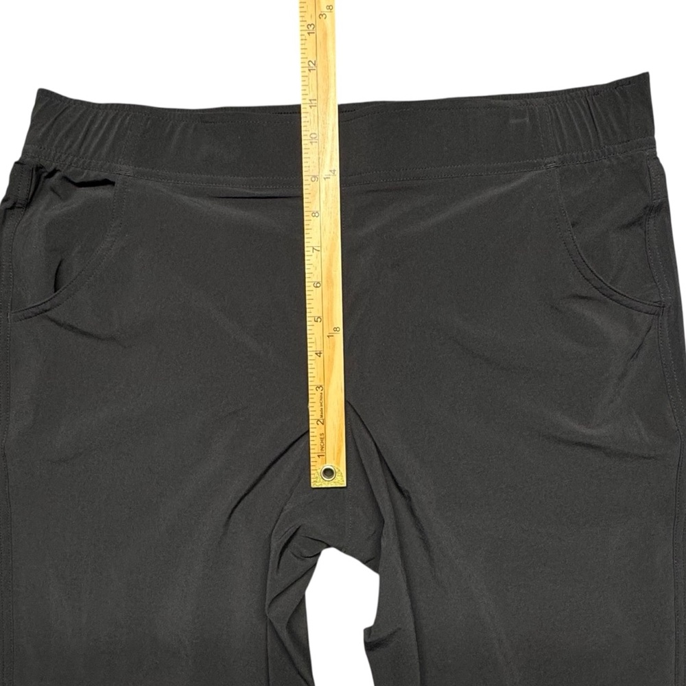 EDDIE BAUER Escapelite Slim Ankle Pants Womens Large Black Hiking Travel Outdoor - Picture 4 of 11